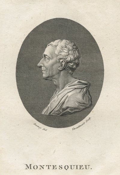 Charles Louis de Secondat, Baron de Montesquieu (1689-1755) by English School